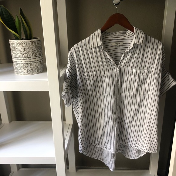 Madewell Tops - 🌿BOGO🌿 Madewell Striped Courier Shirt